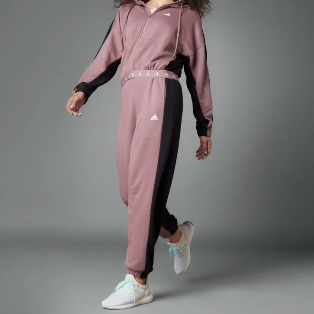 Adidas hyperglam full zip hoodie and jogger set